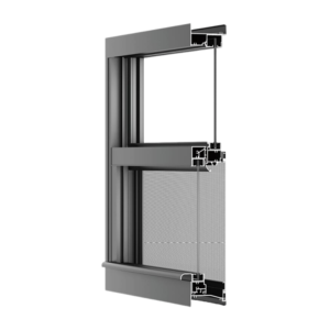 Xianghe 83 American style up and down sliding window (single glass)